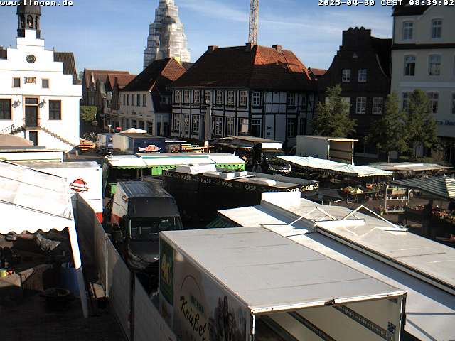 Marktplatz Lingen (Ems) - Historisches Rathaus